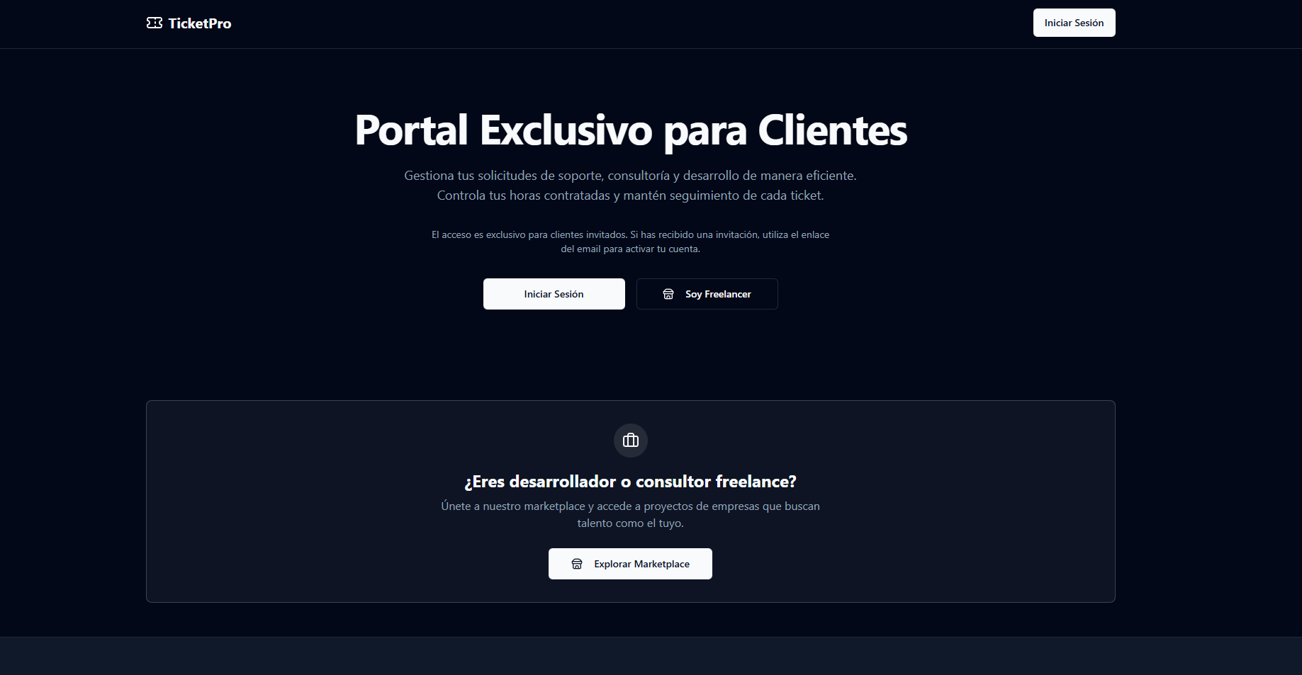 TicketPro - Gestión Inteligente de Soporte